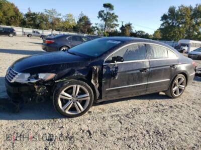2013 Volkswagen CC CC Sport, черный — VIN WVWBP7AN4DE516412, Copart