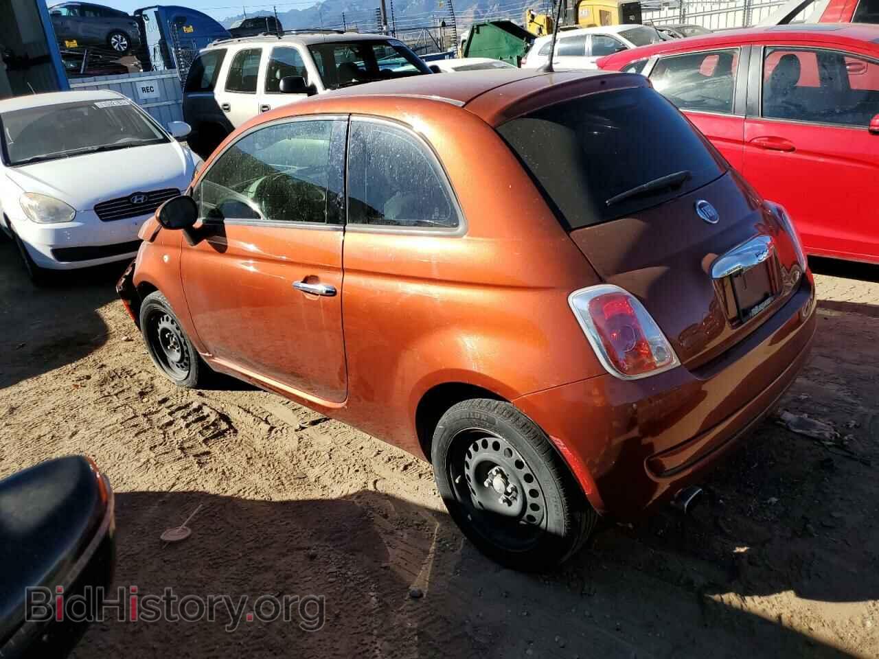 2015 FIAT 500 - VIN: 3C3CFFAR2FT545399 - Фото 2