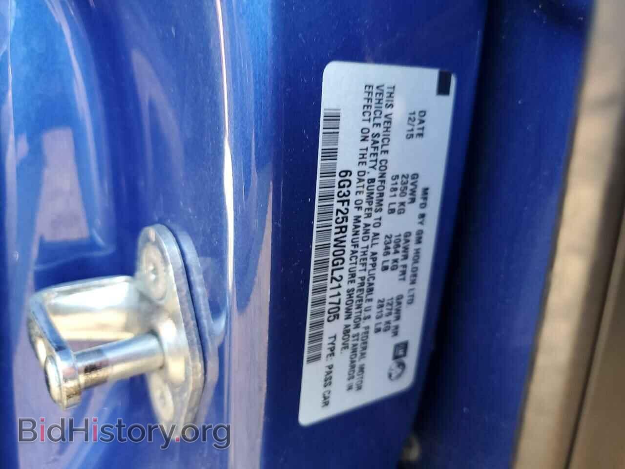 2016 CHEVROLET SS - VIN: 6G3F25RW0GL211705 - Фото 12