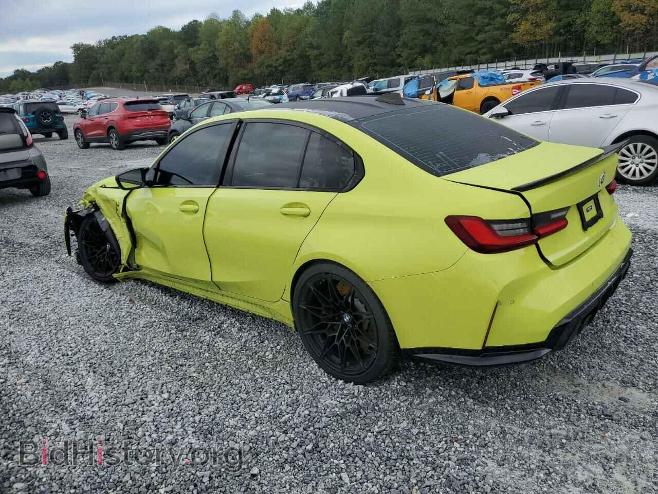 2022 BMW M3 - VIN: WBS33AY06NFL98827 - Фото 2
