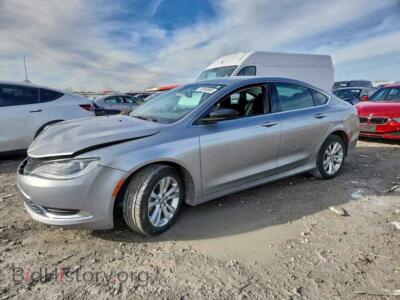 2016 Chrysler 200 Limited, silver — VIN 1C3CCCAB1GN166826, Copart