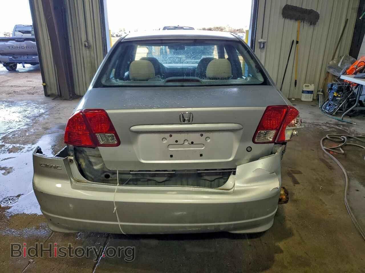 2005 HONDA CIVIC - VIN: 2HGES16445H615073 - Фото 6