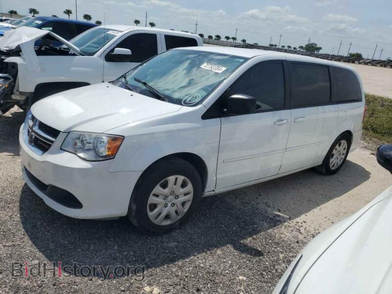 2016 Dodge CARAVAN SE (VIN 2C4RDGBGXGR396579) — фото 1 из 13, Copart, повреждение: задняя часть