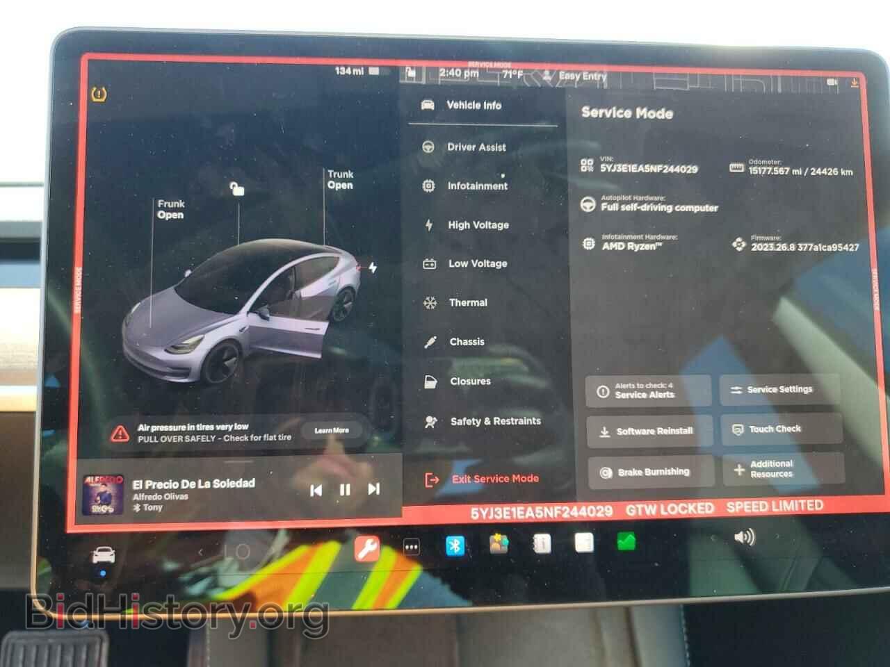 2022 TESLA MODEL 3 - VIN: 5YJ3E1EA5NF244029 - Photo 9