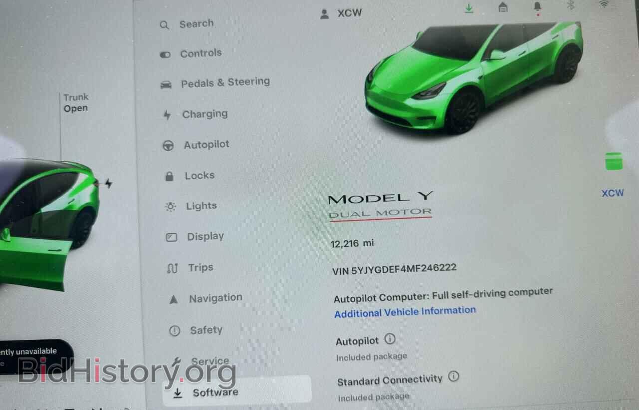 2021 TESLA MODEL Y - VIN: 5YJYGDEF4MF246222 - Фото 8