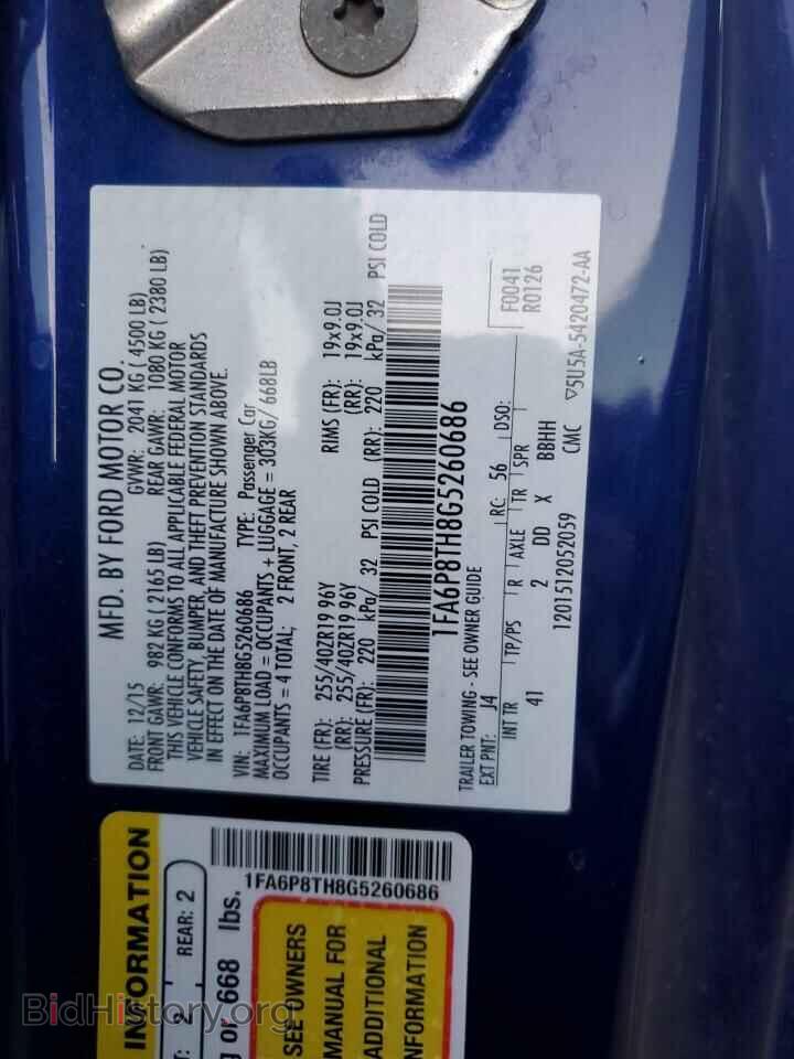 2016 FORD ALL Models - VIN: 1FA6P8TH8G5260686 - Photo 12