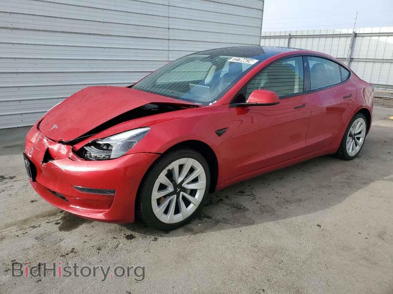 Photo 5YJ3E1EA5NF303869 - TESLA MODEL 3 2022
