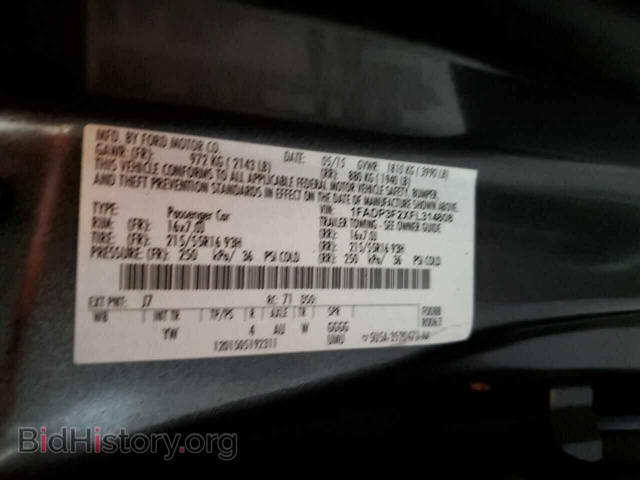 2015 FORD FOCUS - VIN: 1FADP3F2XFL314808 - Photo 12