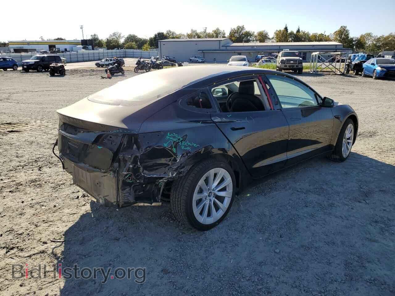 2022 TESLA MODEL 3 - VIN: 5YJ3E1EB4NF205103 - Фото 3