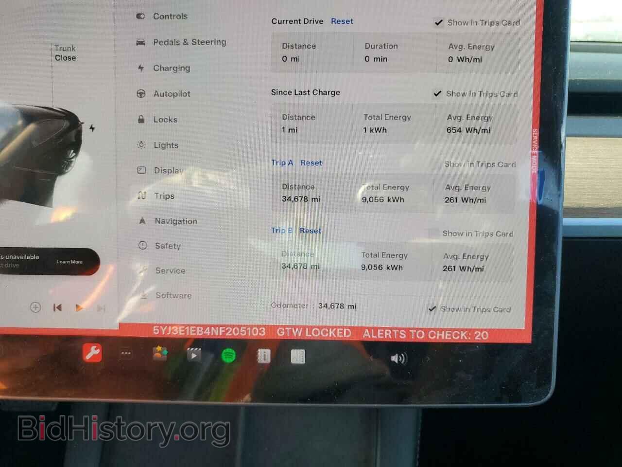 2022 TESLA MODEL 3 - VIN: 5YJ3E1EB4NF205103 - Фото 9