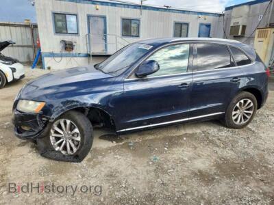 2014 Audi Q5 Premium, blue — VIN WA1CFAFP6EA053660, Copart