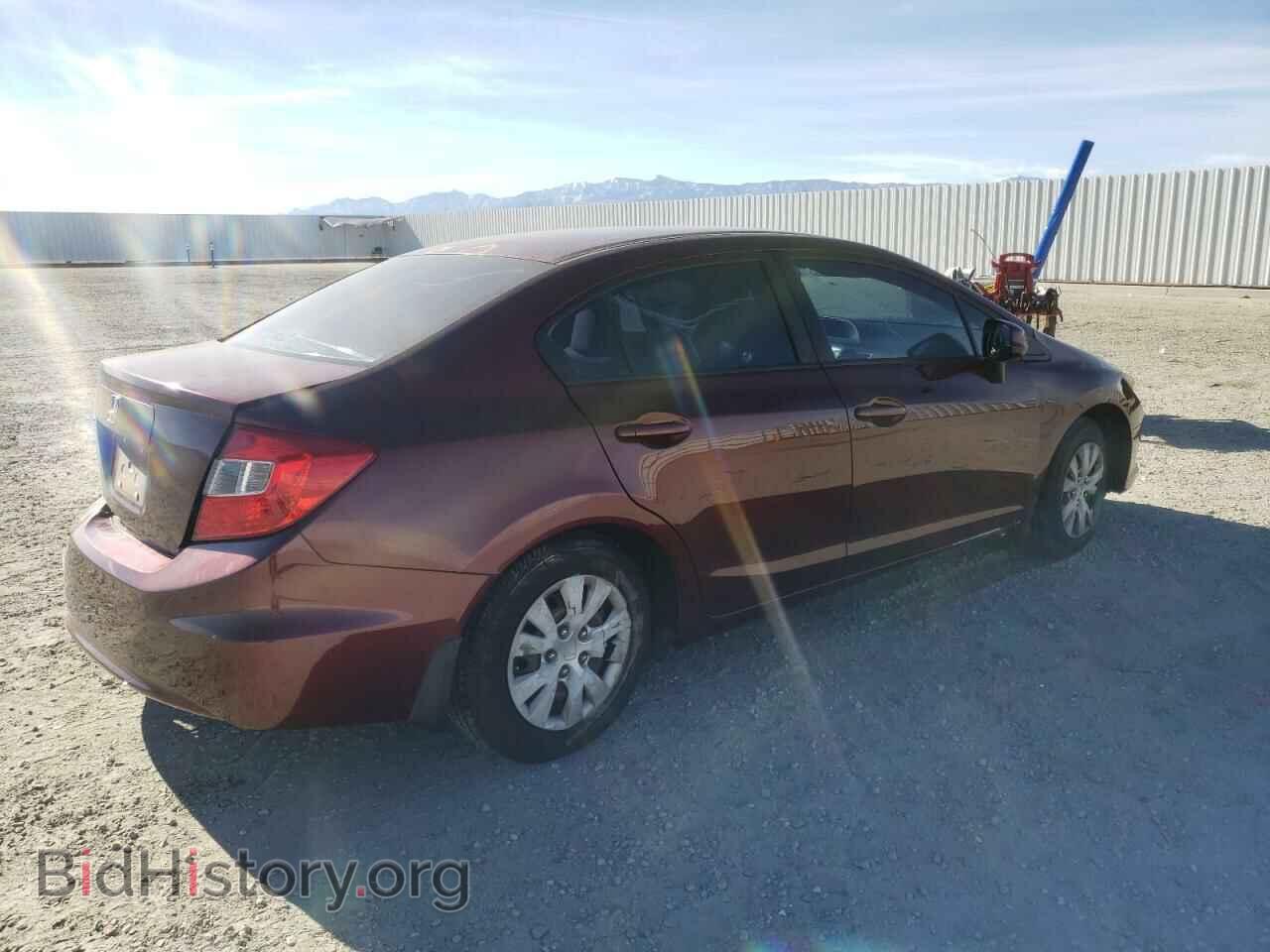 2012 HONDA CIVIC - VIN: 2HGFB2F55CH538293 - Фото 3