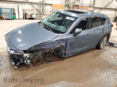 2021 Mazda CX-5 Grand Touring, blue — VIN JM3KFBDM8M0103390, Copart