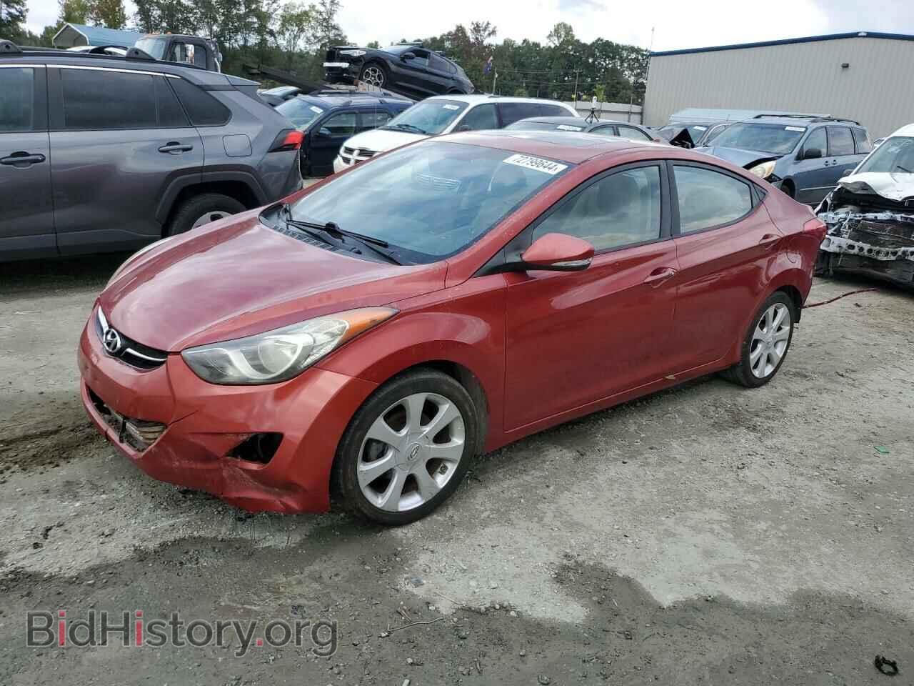 Photo KMHDH4AE6DU802610 - HYUNDAI ELANTRA 2012