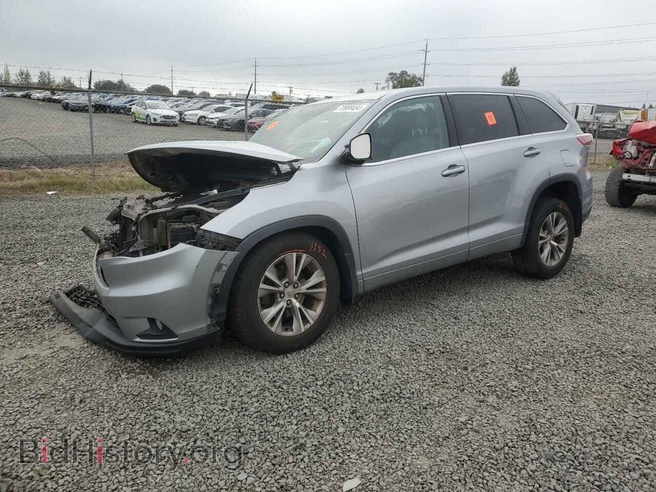 Фотография 5TDBKRFH4FS103433 - TOYOTA HIGHLANDER 2015