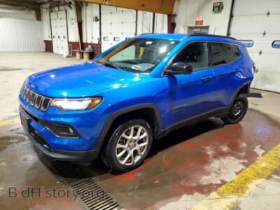 2023 Jeep COMPASS Latitude LUX, blue — VIN 3C4NJDFN1PT544937, Copart