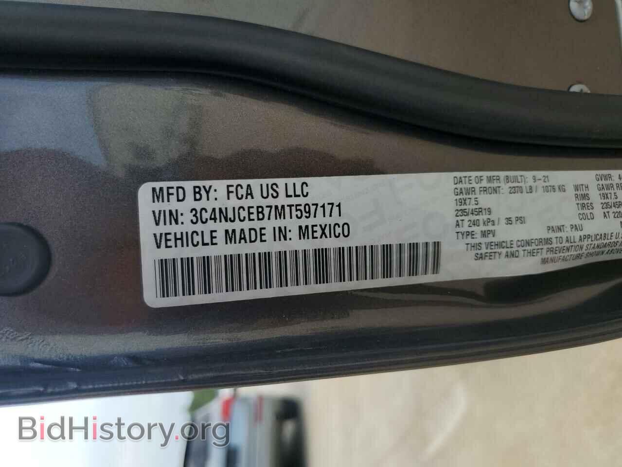 2021 JEEP COMPASS - VIN: 3C4NJCEB7MT597171 - Photo 12