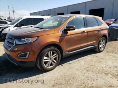 2017 Ford EDGE Edge SEL, brown — VIN 2FMPK3J93HBC49809, Copart