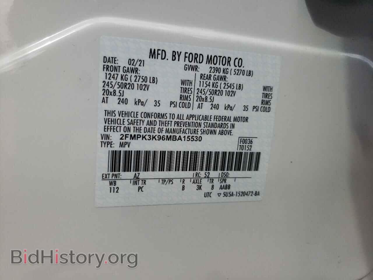 2021 FORD EDGE - VIN: 2FMPK3K96MBA15530 - Photo 13