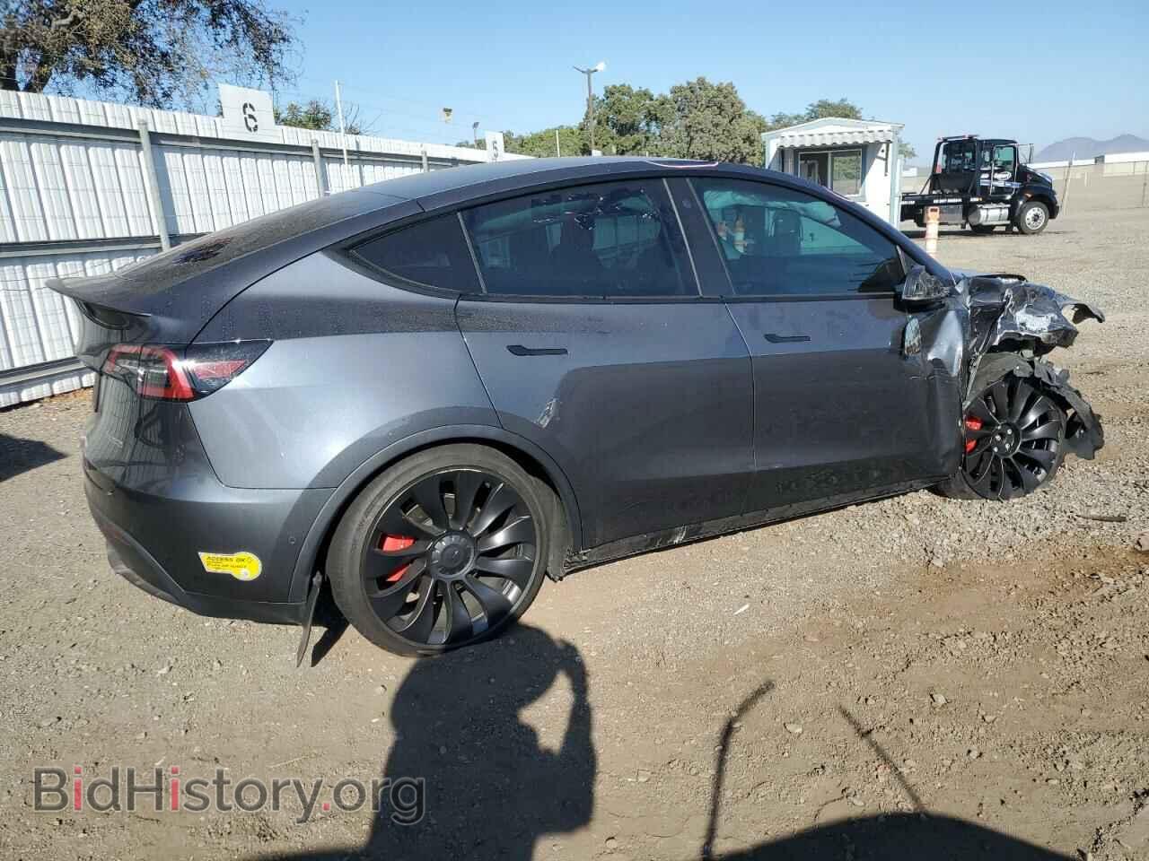 2022 TESLA MODEL Y - VIN: 7SAYGDEF5NF387966 - Фото 3