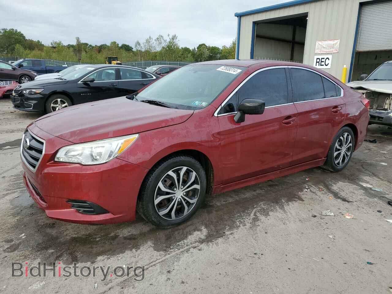 Фотография 4S3BNAA67G3029989 - SUBARU LEGACY 2016