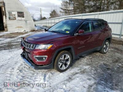 2021 Jeep COMPASS Compass LI, burgundy — VIN 3C4NJDCB2MT508731, Copart