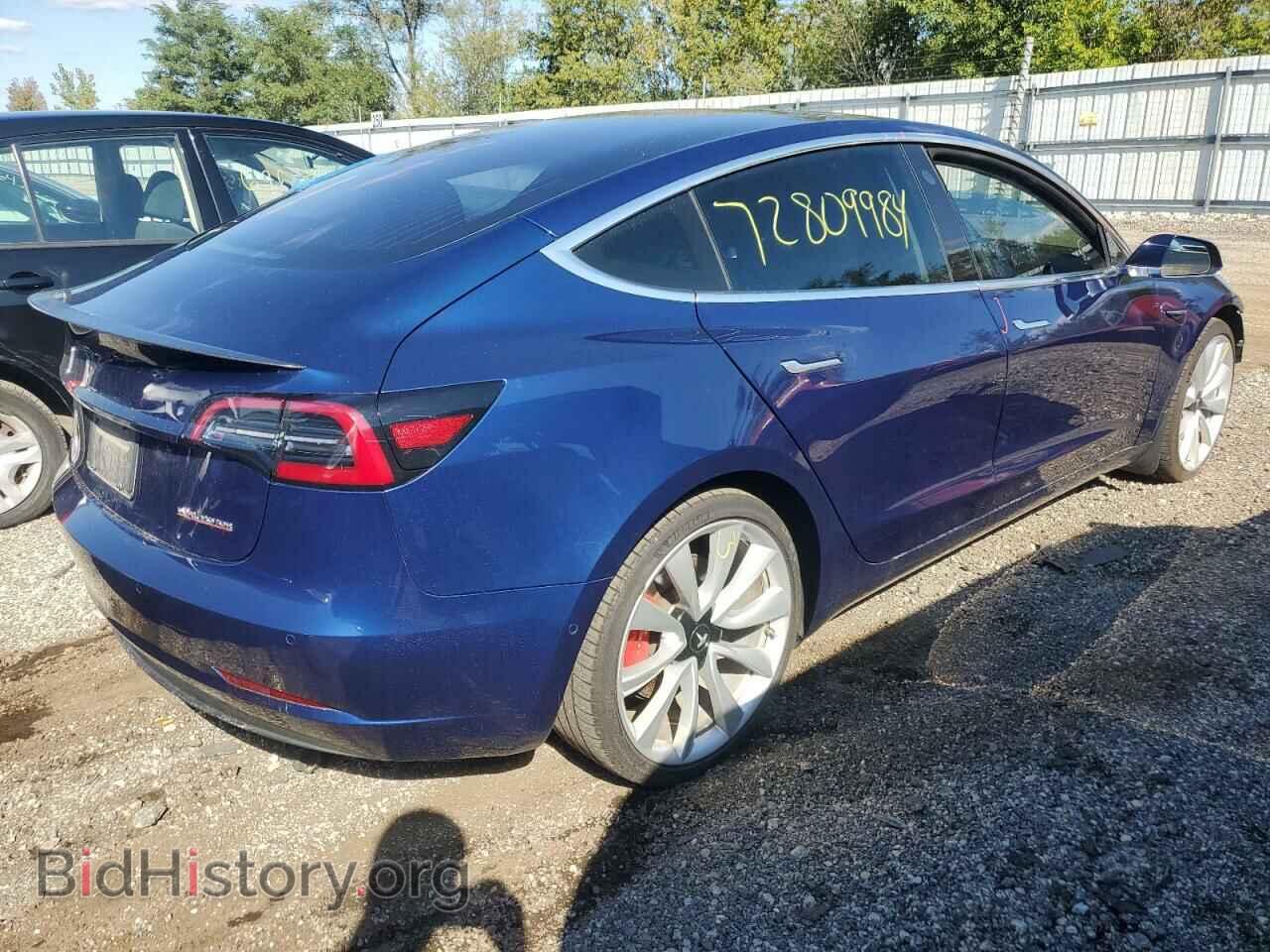 2018 TESLA MODEL 3 - VIN: 5YJ3E1EB6JF083905 - Фото 3