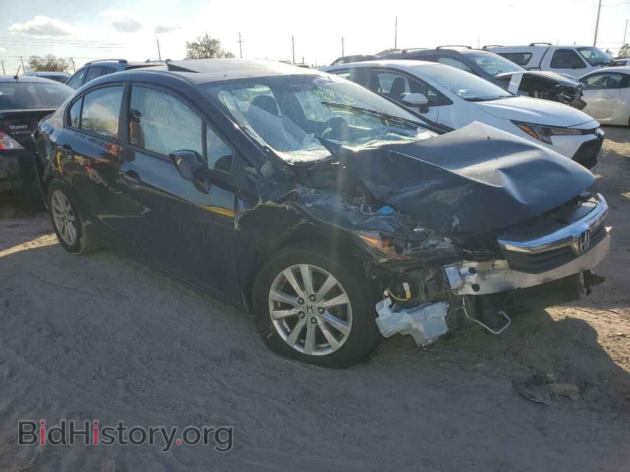 2012 HONDA CIVIC - VIN: 19XFB2F85CE317023 - Фото 4