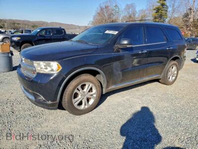 2013 Dodge DURANGO CREW, black — VIN 1C4RDHDG7DC616980, Copart