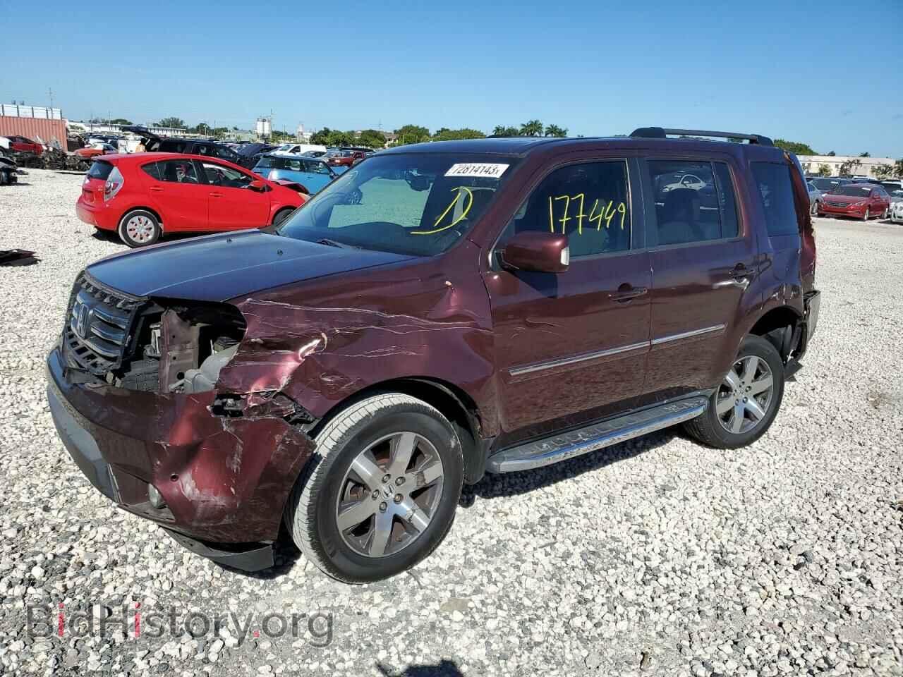 Фотография 5FNYF3H93DB024595 - HONDA PILOT 2013