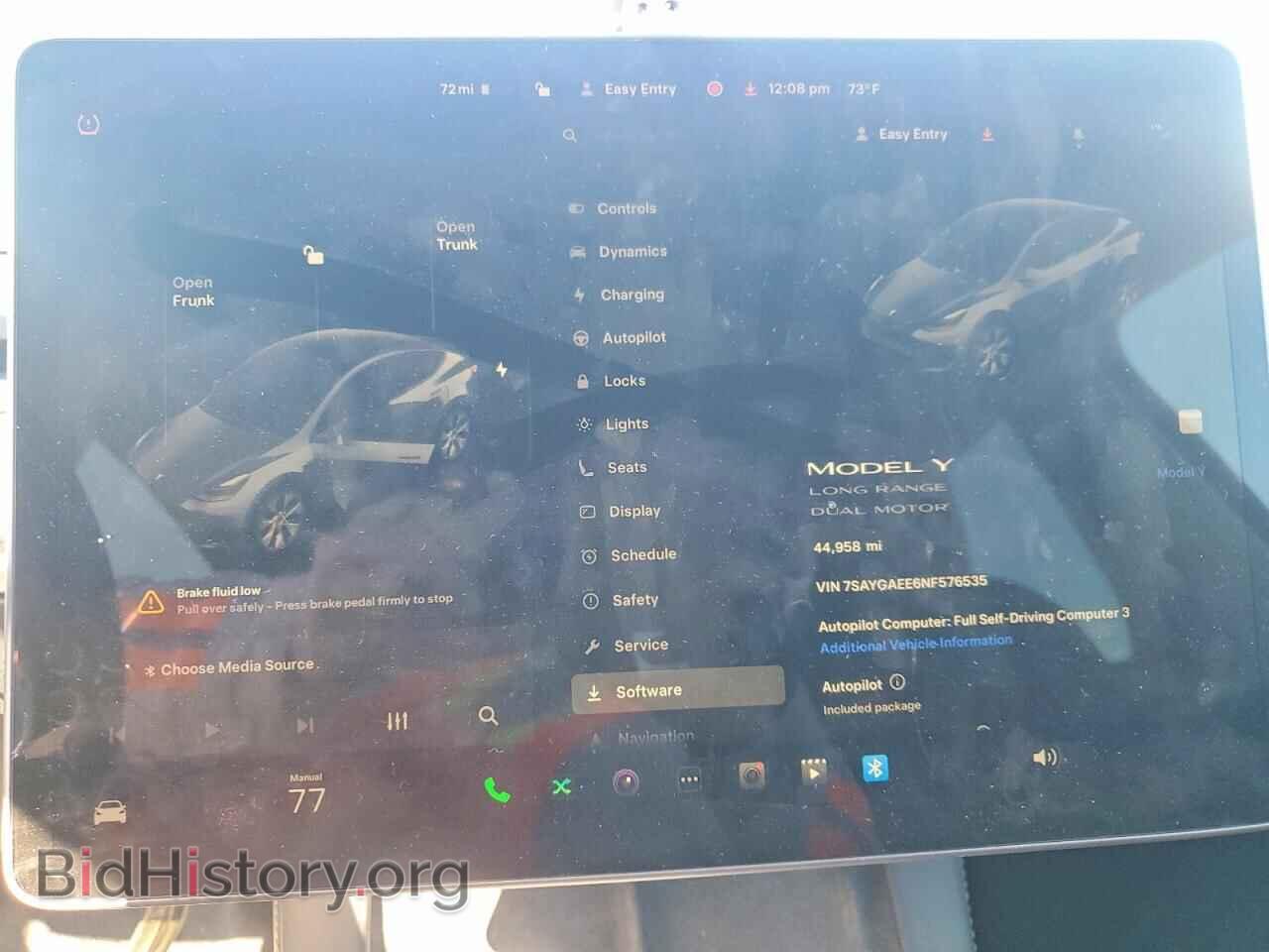 2022 TESLA MODEL Y - VIN: 7SAYGAEE6NF576535 - Фото 9