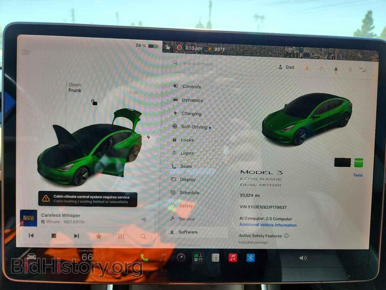 2018 TESLA MODEL 3 - VIN: 5YJ3E1EB2JF179837 - Photo 9