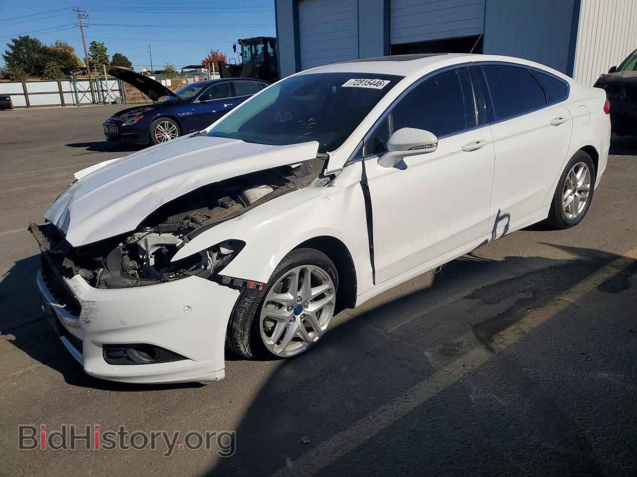 2013 Ford FUSION SE (VIN 3FA6P0HR7DR184096) — фото 1 из 12, Copart, повреждение: передняя часть