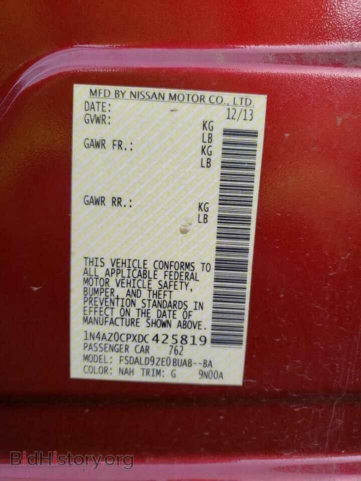 2013 NISSAN LEAF - VIN: 1N4AZ0CPXDC425819 - Фото 12