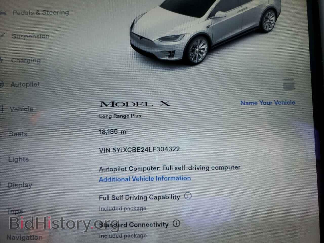 2020 TESLA MODEL X - VIN: 5YJXCBE24LF304322 - Фото 9