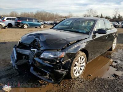 2011 Audi A4 A4 Premium, black — VIN WAUFFAFL7BN048565, Copart