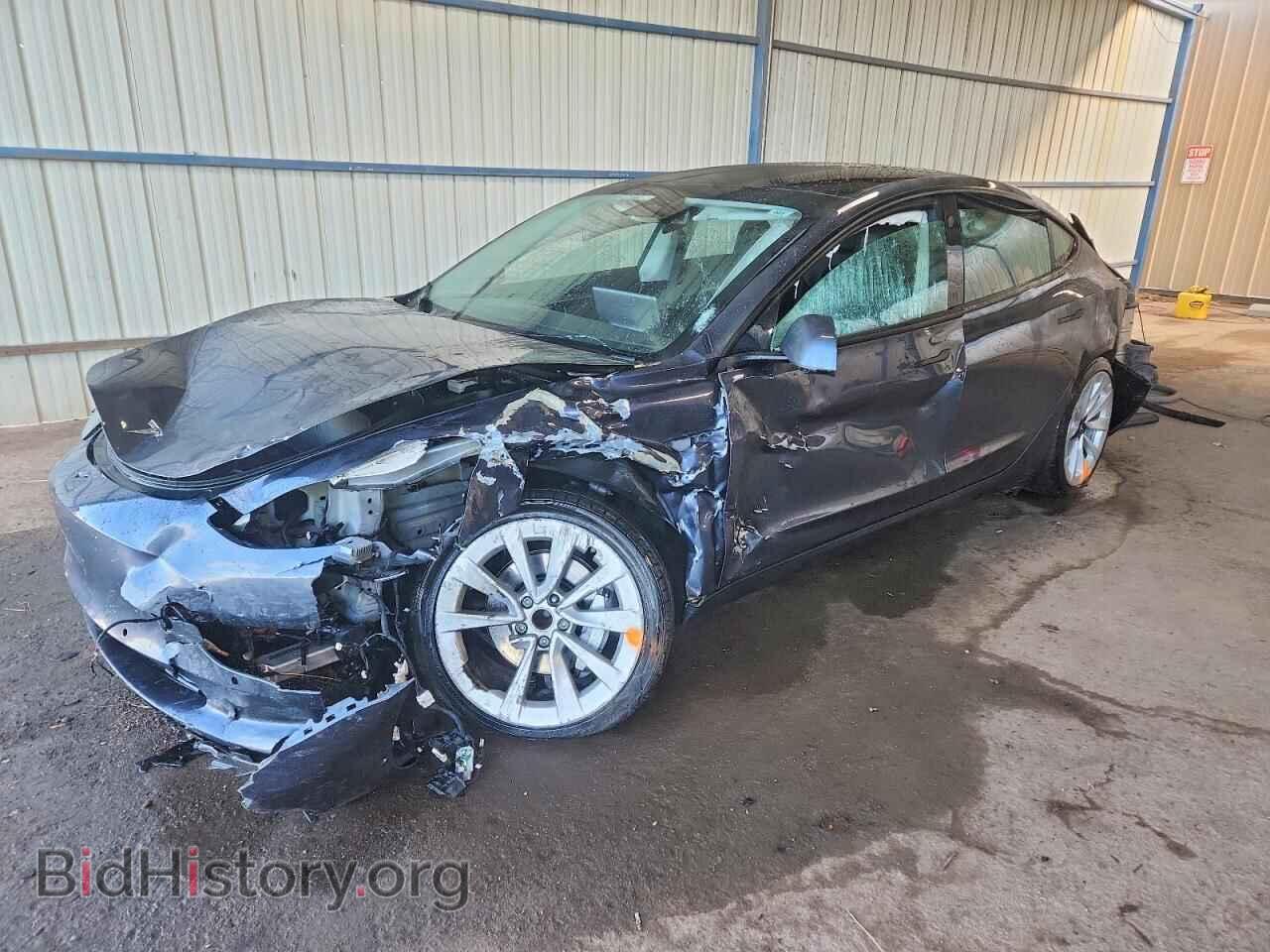 Photo 5YJ3E1EA0NF368807 - TESLA MODEL 3 2022