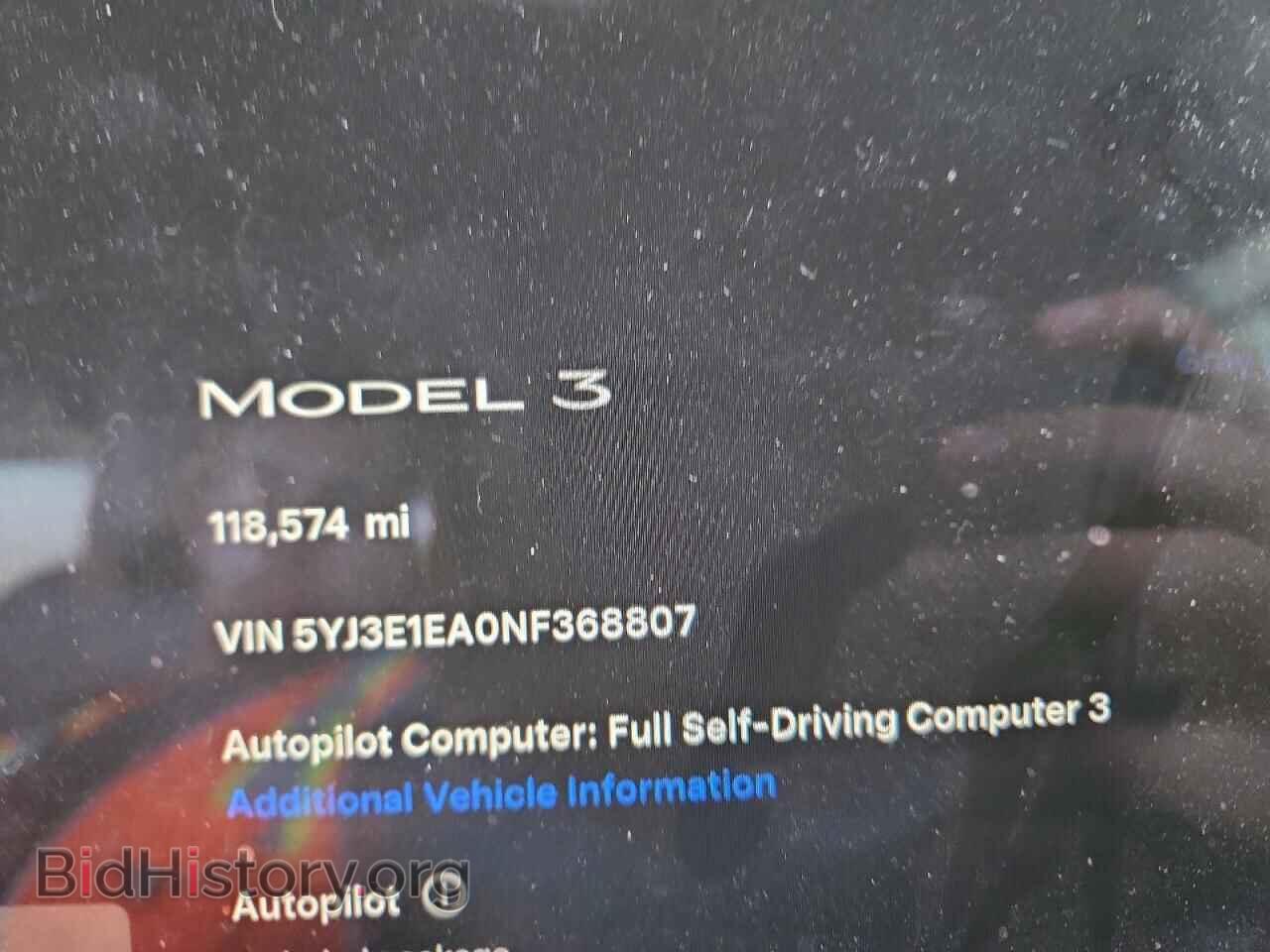 2022 TESLA MODEL 3 - VIN: 5YJ3E1EA0NF368807 - Photo 9