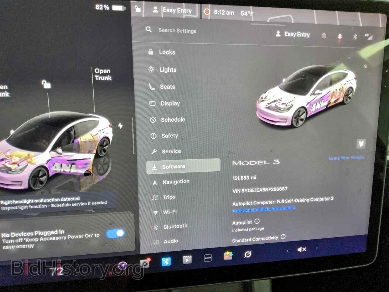 2022 TESLA MODEL 3 - VIN: 5YJ3E1EA5NF286667 - Photo 9