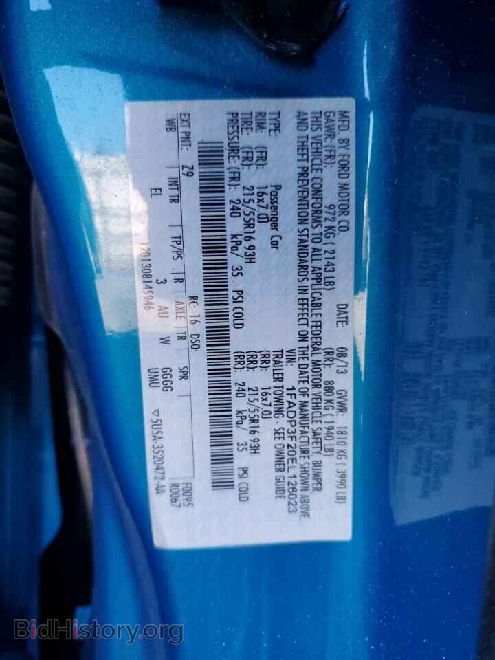 2014 FORD FOCUS - VIN: 1FADP3F20EL126023 - Photo 12