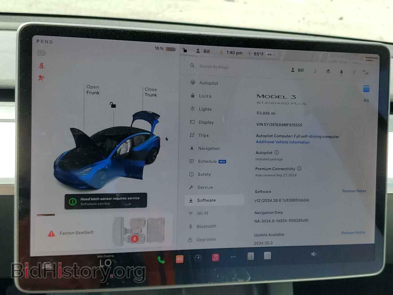 2021 TESLA MODEL 3 - VIN: 5YJ3E1EA9MF915555 - Фото 9