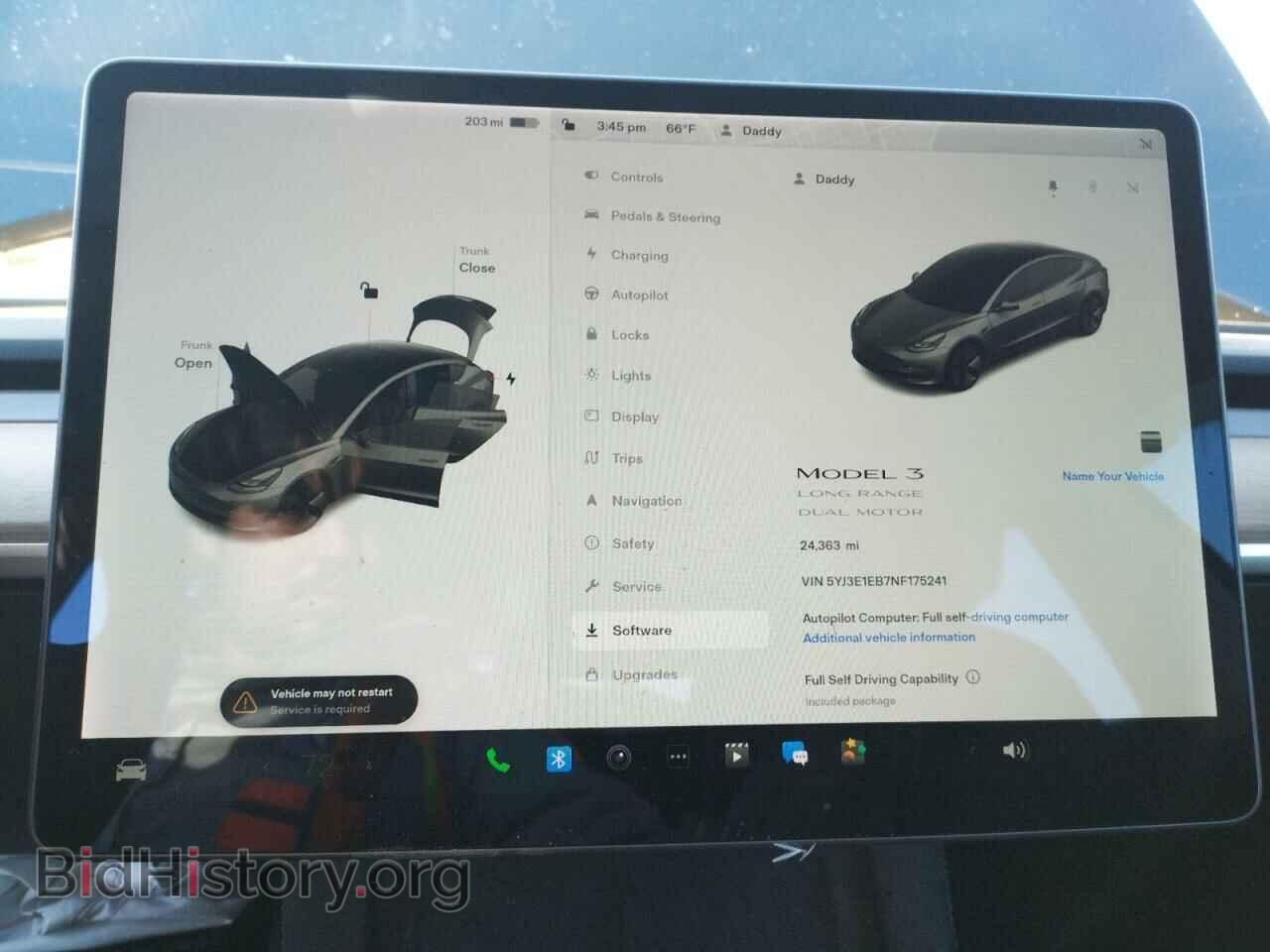 2022 TESLA MODEL 3 - VIN: 5YJ3E1EB7NF175241 - Фото 9