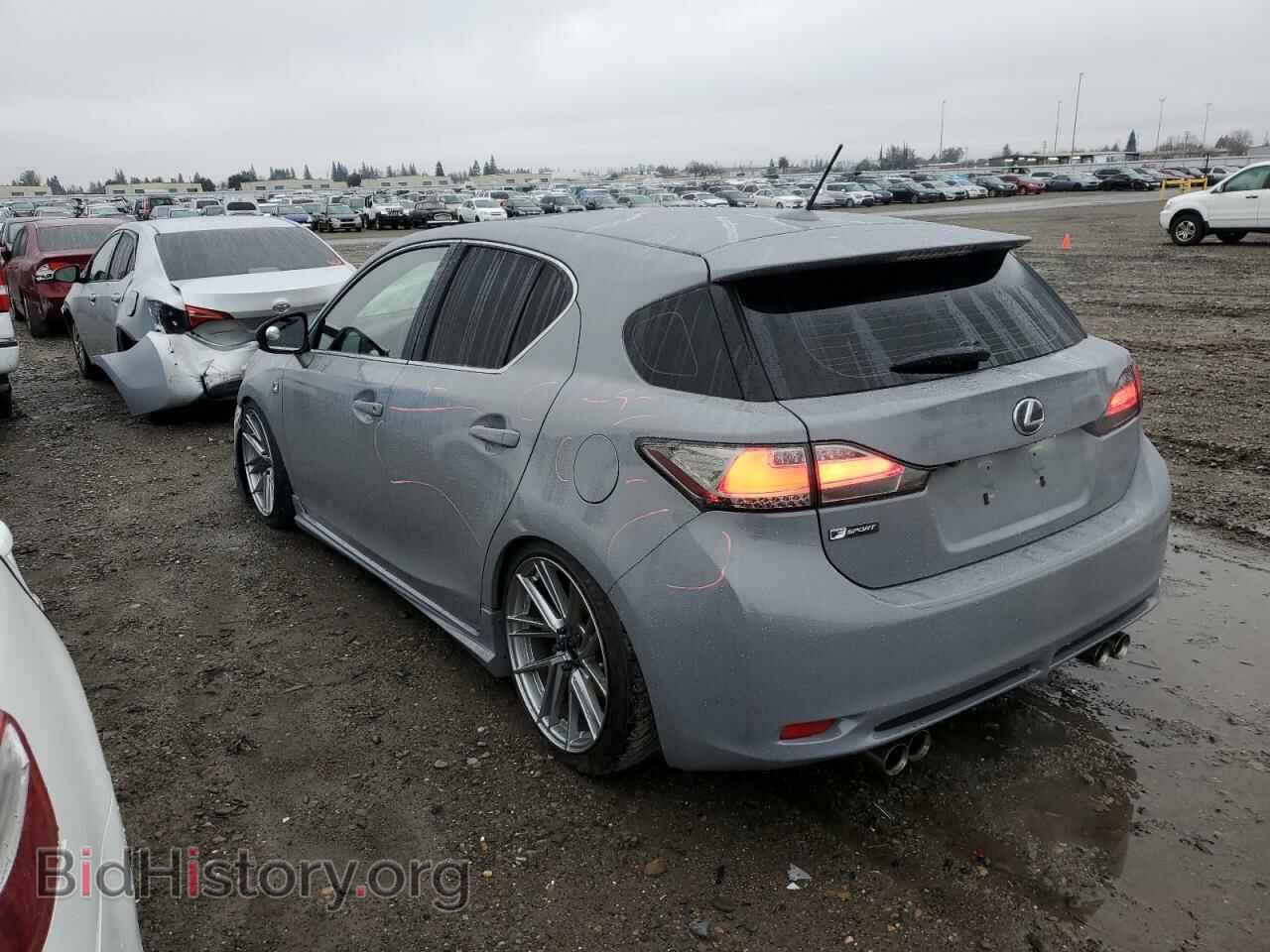 2012 LEXUS CT 200 - VIN: JTHKD5BH1C2087783 - Фото 2
