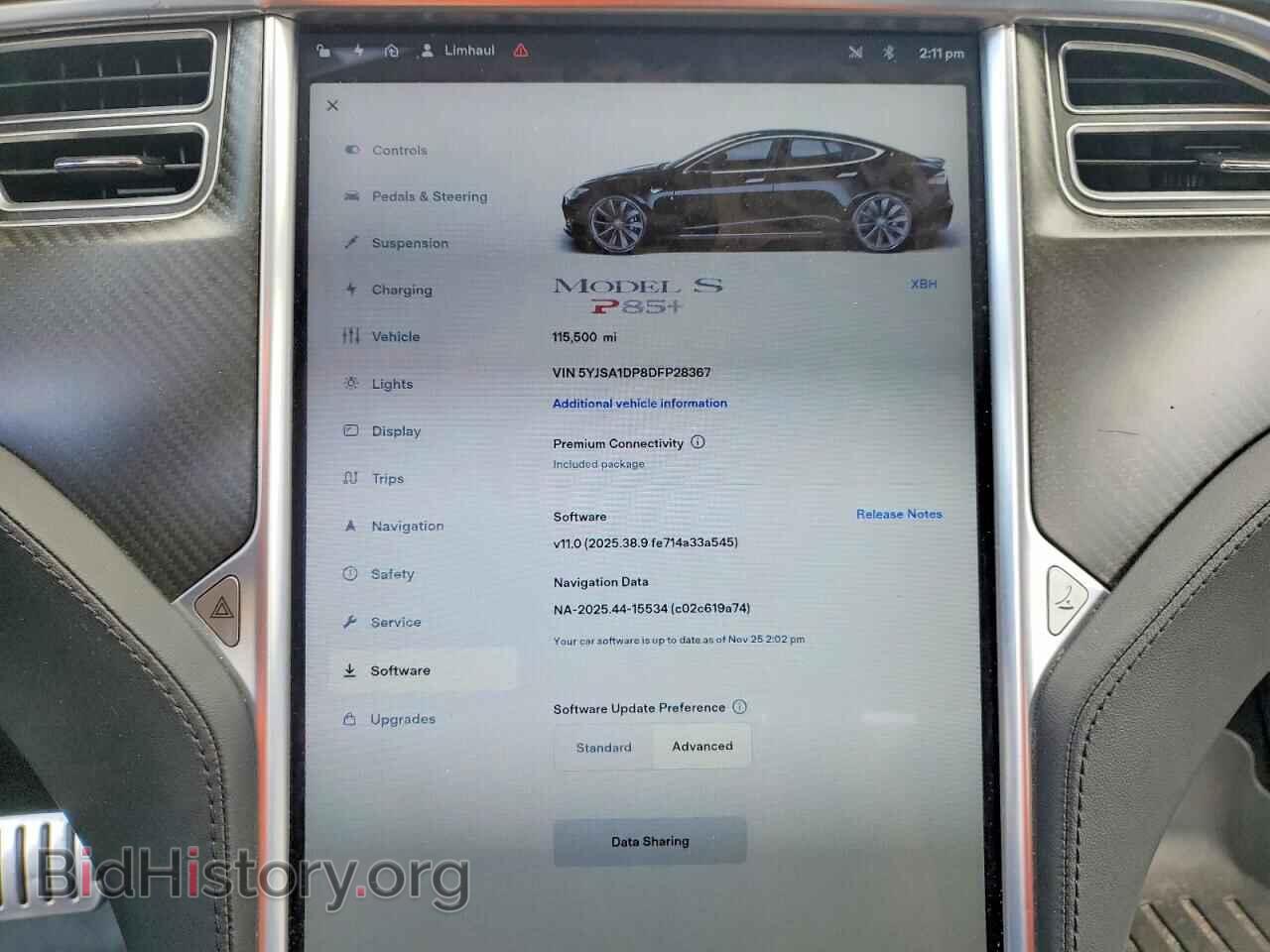 2013 TESLA MODEL S - VIN: 5YJSA1DP8DFP28367 - Photo 9