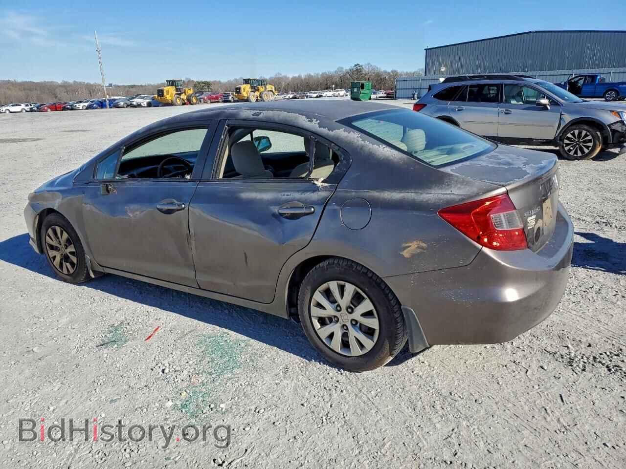 2012 HONDA CIVIC - VIN: 2HGFB2F57CH564748 - Фото 2