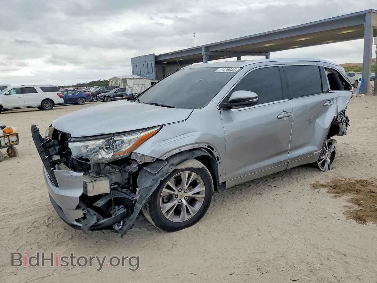 Фотография 5TDKKRFH1FS051162 - TOYOTA HIGHLANDER 2015