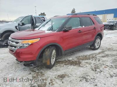2015 Ford EXPLORER, красный — VIN 1FM5K8B80FGB72493, Copart