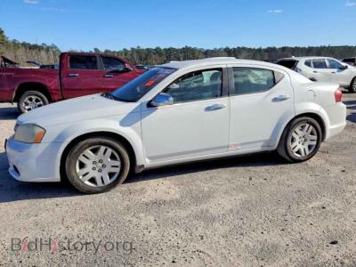 2013 Dodge AVENGER SE, white — VIN 1C3CDZAB5DN534047, Copart