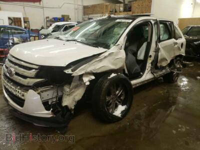 2014 Ford EDGE Edge Limit, белый — VIN 2FMDK3K97EBA59962, Copart