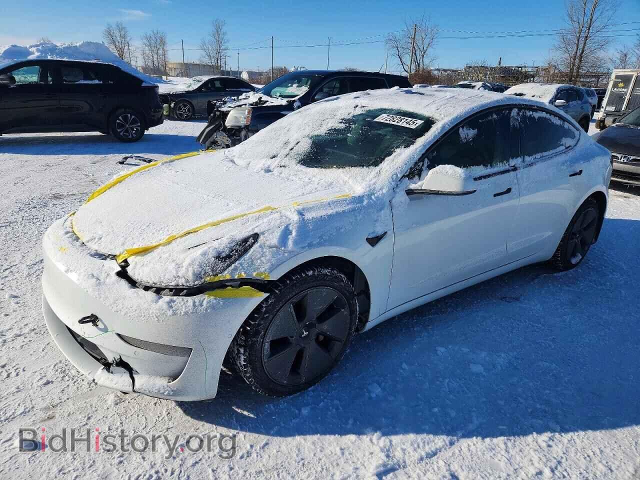 Photo 5YJ3E1EA1MF082737 - TESLA MODEL 3 2021